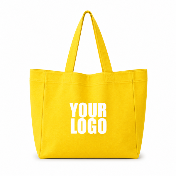 DRAAGTAS "NANCY" - GEEL (43x15x36cm)