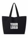 Sac cabas réutilisable – Nancy Noir (43×15×36 cm)