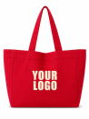 Sac cabas réutilisable – Nancy Rouge (43×15×36 cm)