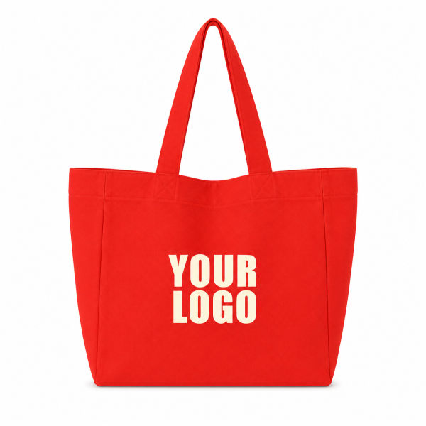 BAUMWOLLTASCHE NANCY – TERRACOTTA (43x15x36cm)