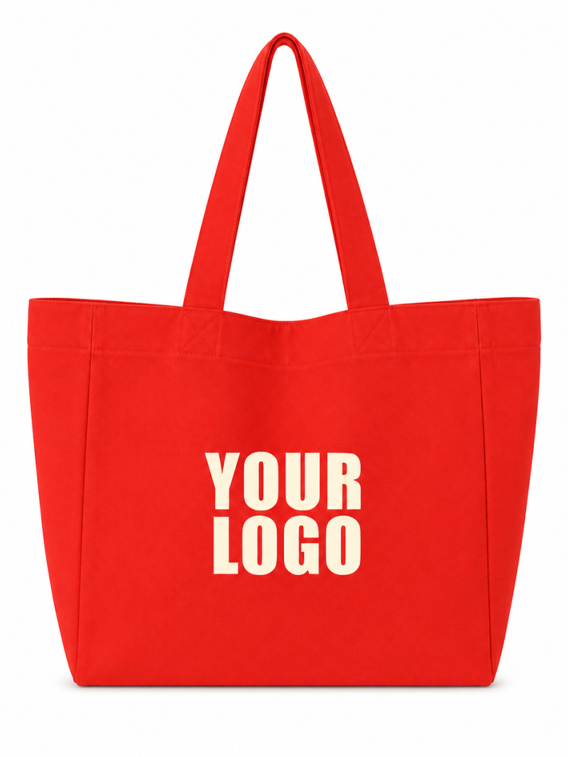 BOLSO DE ALGODÓN NANCY – TERRACOTTA (43x15x36cm)
