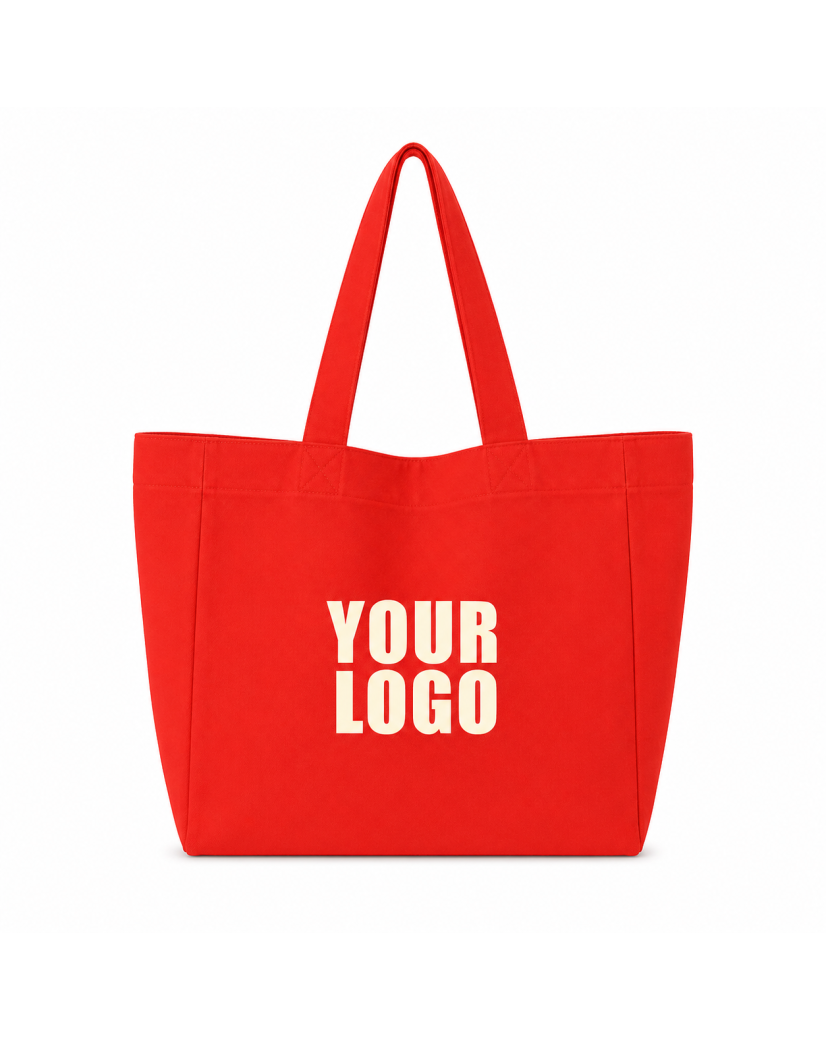 BOLSO DE ALGODÓN NANCY – TERRACOTTA (43x15x36cm)