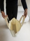 Sac cabas réutilisable – Nancy Naturel (43×15×36 cm)
