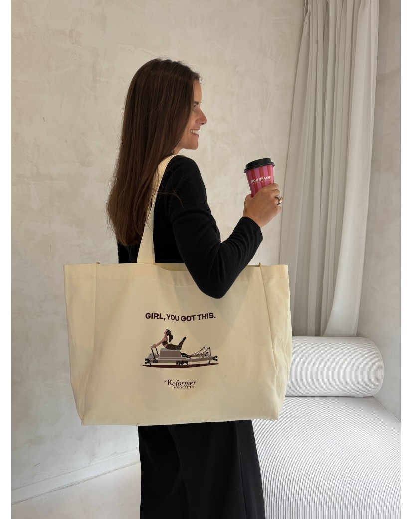 BAUMWOLLTASCHE "NANCY" - NATUR (43x15x36 cm)