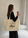 Sac cabas réutilisable – Nancy Naturel (43×15×36 cm)