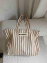 DRAAGTAS BIARRITZ – BEIGE - L (43x 15 x 36cm)
