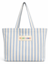 DRAAGTAS BIARRITZ BLAUW - L (43x15x36cm)