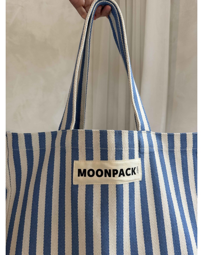 DRAAGTAS BIARRITZ BLAUW - L (43x15x36cm)