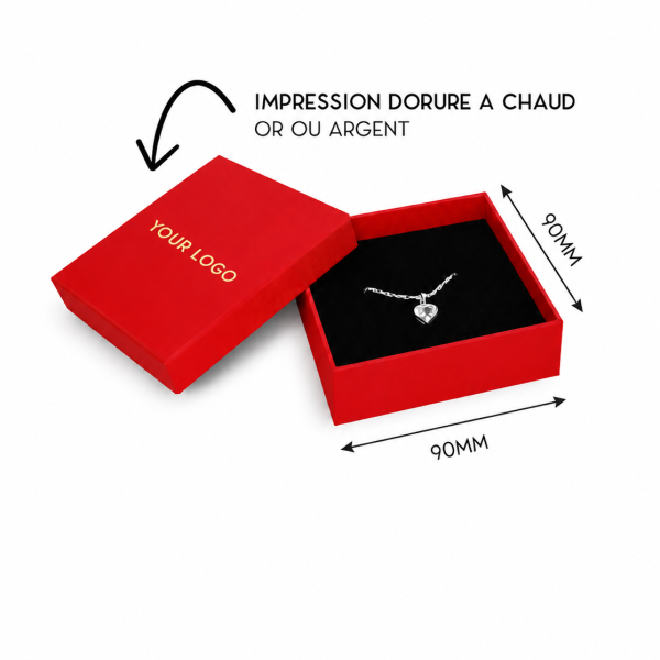 Écrin bijoux - Rouge