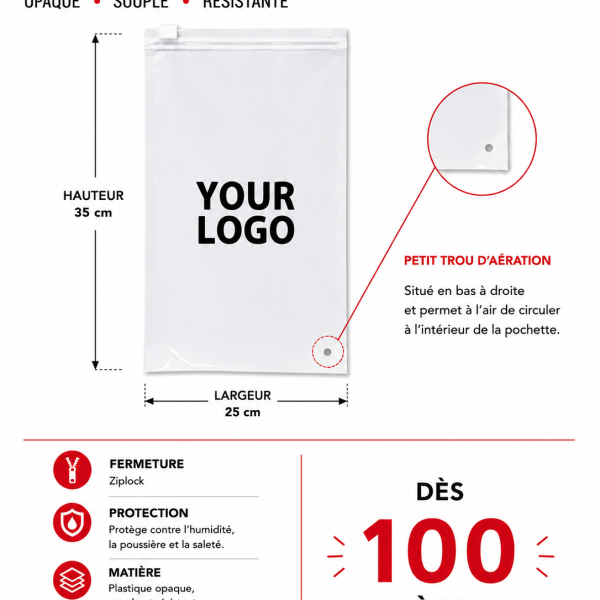 Ziplock-Taschen für Kleidung (T-Shirts)