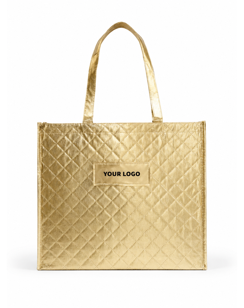 DRAAGTAS OSLO - GOUD - (41x12x35 cm)