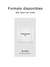 BOLSA DE TELA NO TEJIDA BLANCA