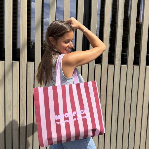 Sac Non Tissé Personnalisé – modèle Lille Linéa Bordeaux L (45x14x35cm)