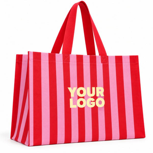 SAC TISSU NON TISSÉ "LINEA ROUGE" L - 45x14x40cm