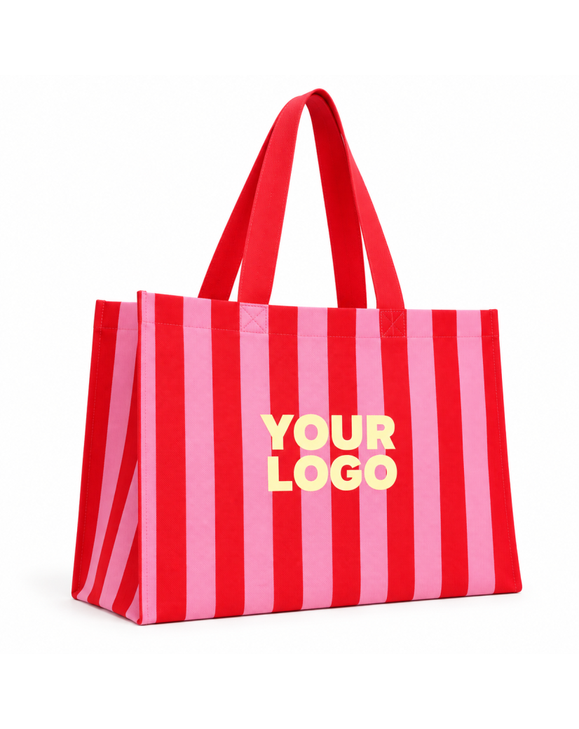 Sac Non Tissé Personnalisé Rouge – Cabas Lille Linéa M