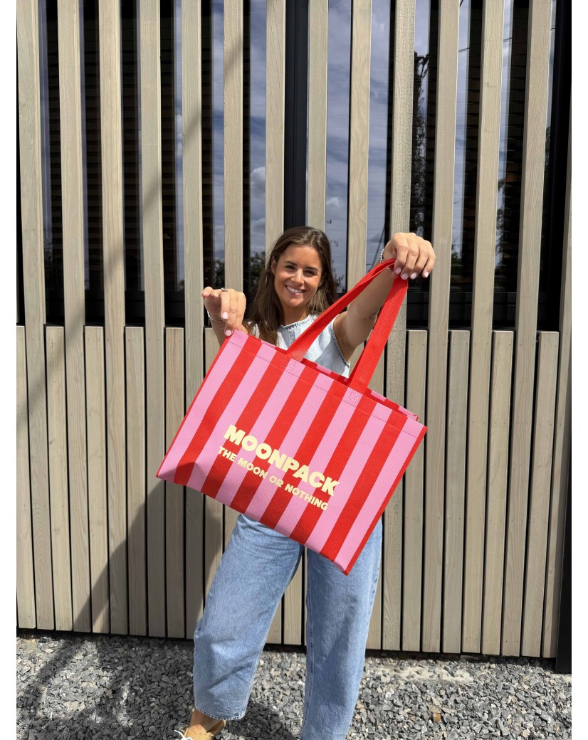 Sac Non Tissé Personnalisé Rouge – Cabas Lille Linéa M