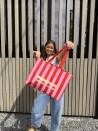 Sac Non Tissé Personnalisé Rouge – Cabas Lille Linéa M