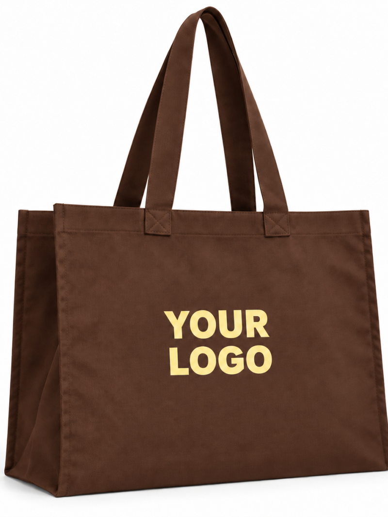 Sac Cabas Réutilisable Personnalisé Chocolat – modèle Antwerp