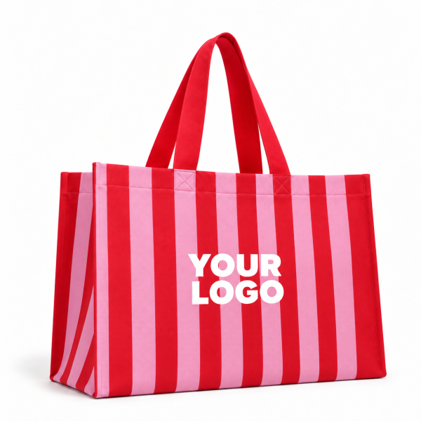 SAC TISSU NON TISSÉ "LINEA ROUGE" L - 45x14x40cm