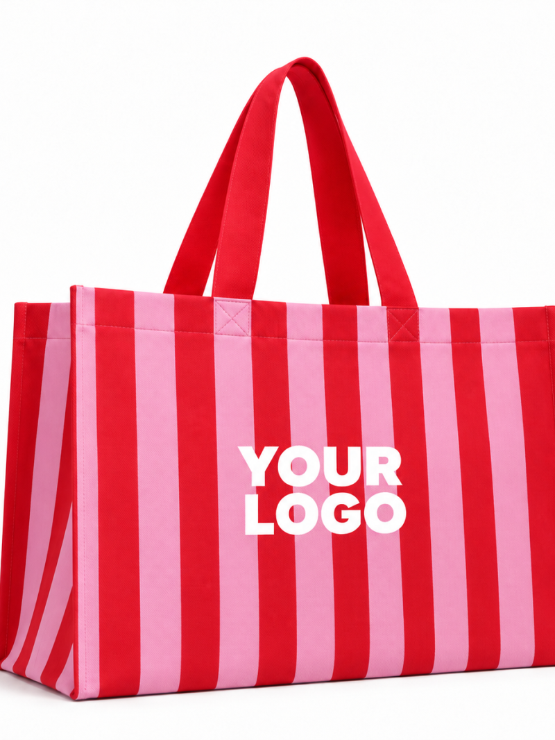 SAC TISSU NON TISSÉ "LINEA ROUGE" L - 45x14x40cm