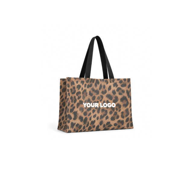 Sac Non Tissé Personnalisé Léopard – Cabas Lille M