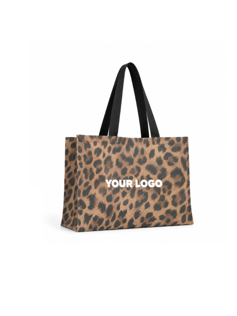 BAG LILLE  LÉOPARD" M - 40x10x30cm