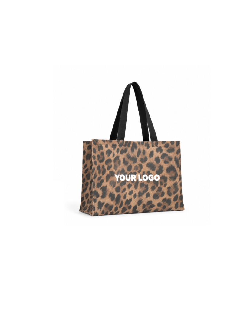 BAG LILLE  LÉOPARD" M - 40x10x30cm