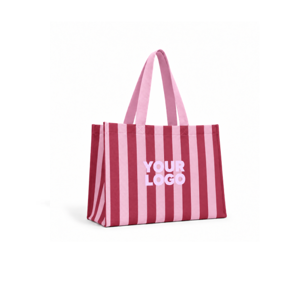Sac Non Tissé Personnalisé – modèle Lille Linéa Bordeaux L (45x14x40cm)