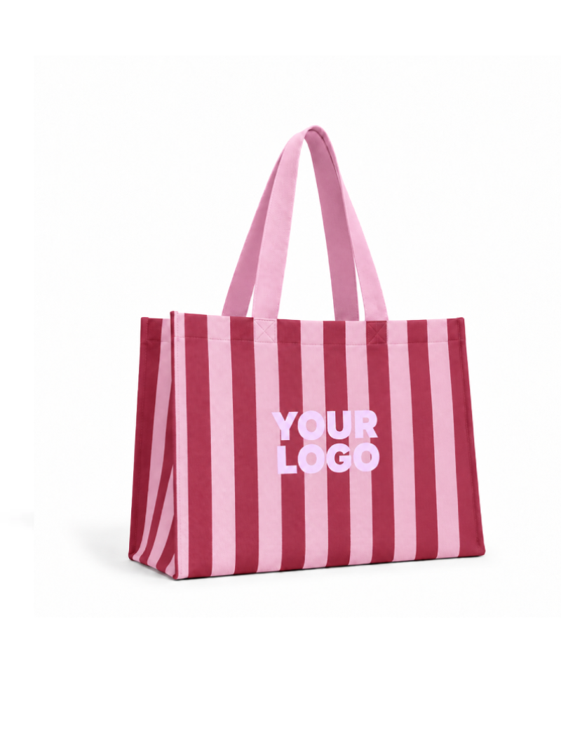 Sac Non Tissé Personnalisé – modèle Lille Linéa Bordeaux L (45x14x40cm)