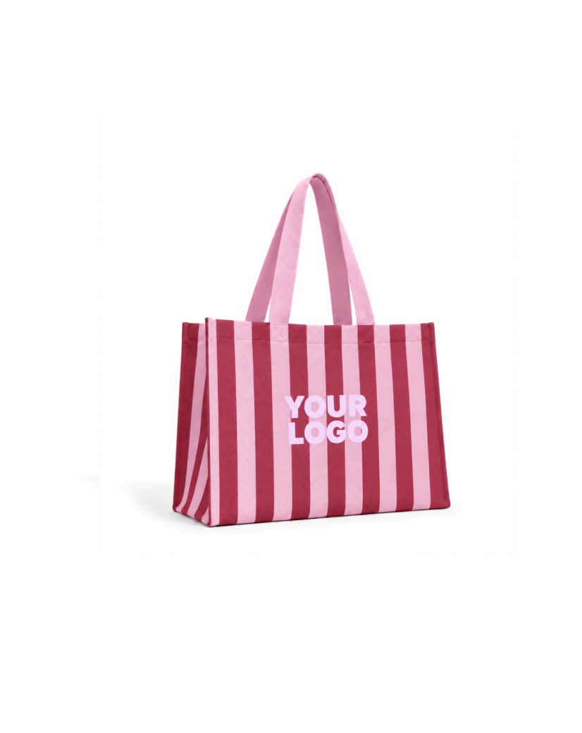 Sac Non Tissé Personnalisé – modèle Lille Linéa Bordeaux L (45x14x40cm)