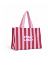 Sac Non Tissé Personnalisé – modèle Lille Linéa Bordeaux L (45x14x40cm)