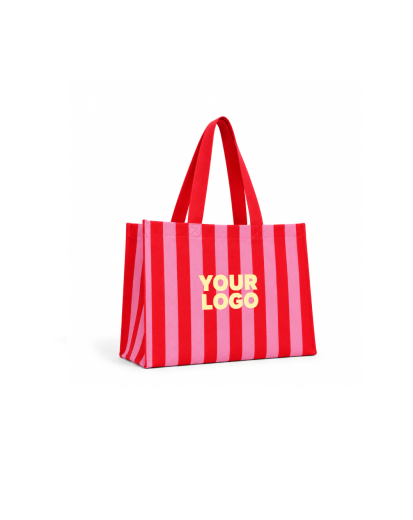 Sac Non Tissé Personnalisé Rouge – Grand Cabas Lille Linéa L