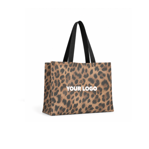 Sac Non Tissé Personnalisé Léopard – Grand Cabas Lille L
