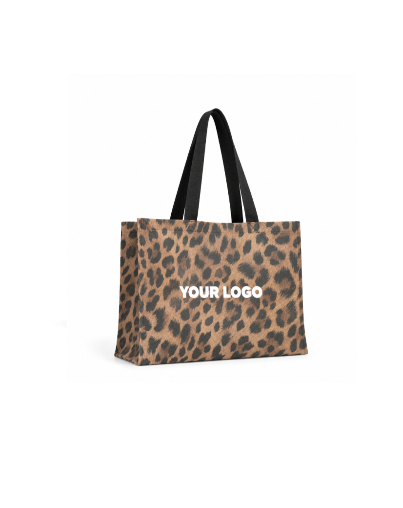 Sac Non Tissé Personnalisé Léopard – Grand Cabas Lille L
