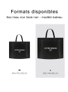 SAC TISSU NON TISSE NOIR - L
