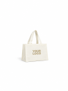Sac tissu beige personnalisé pas cher et respectueux de l'environnement