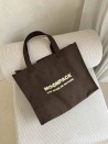 COTTON BAG ANTWERP - CHOCOLATE (47x17x38cm)