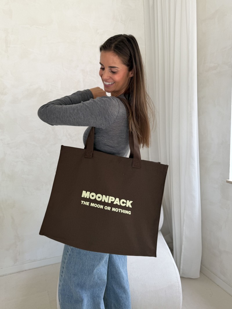 Sac Cabas Réutilisable Personnalisé Chocolat – modèle Antwerp