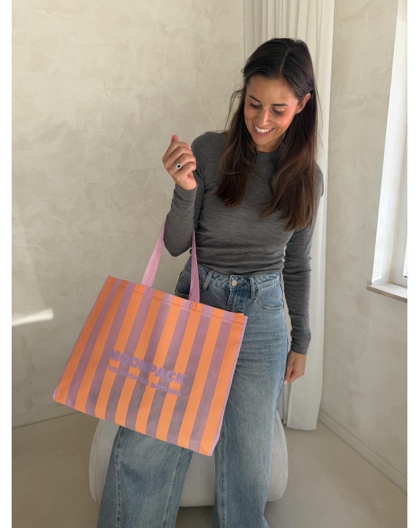 Sac Non Tissé Personnalisé Lilas – Grand Cabas Lille Linéa L