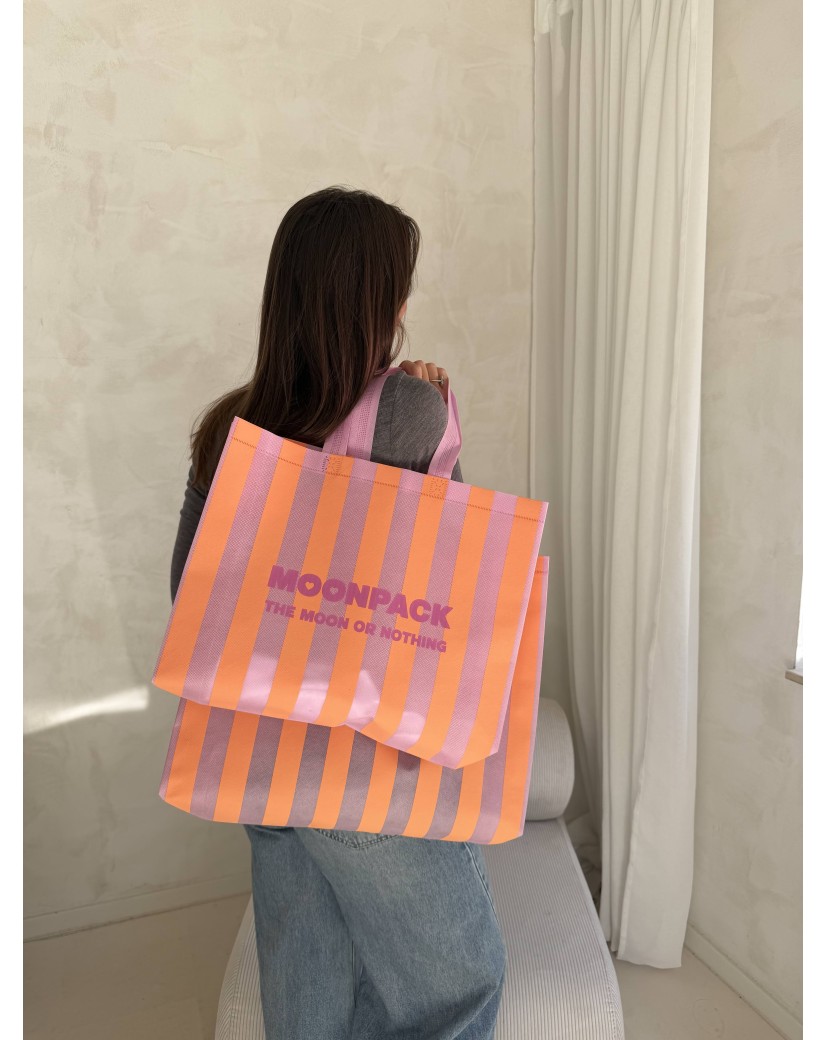 BAG LILLE "LINEA LILA" L - 45x14x40cm