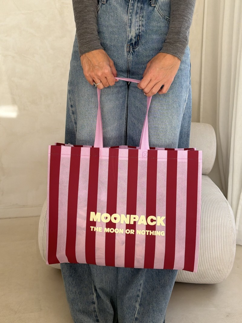 Sac Non Tissé Personnalisé – modèle Lille Linéa Bordeaux L (45x14x35cm)