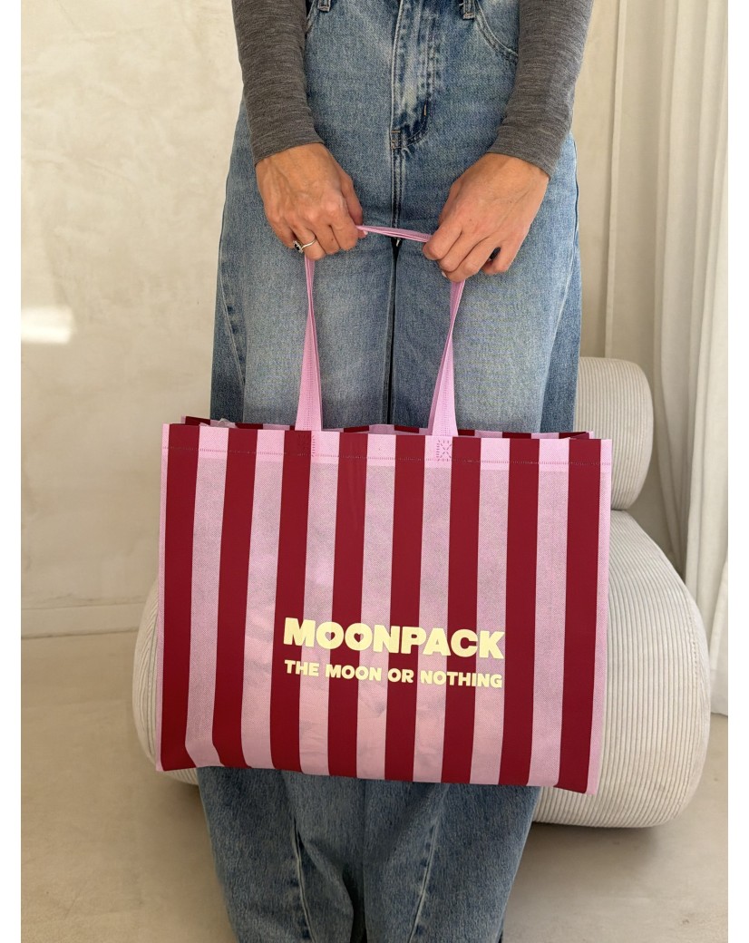 Sac Non Tissé Personnalisé – modèle Lille Linéa Bordeaux L (45x14x35cm)