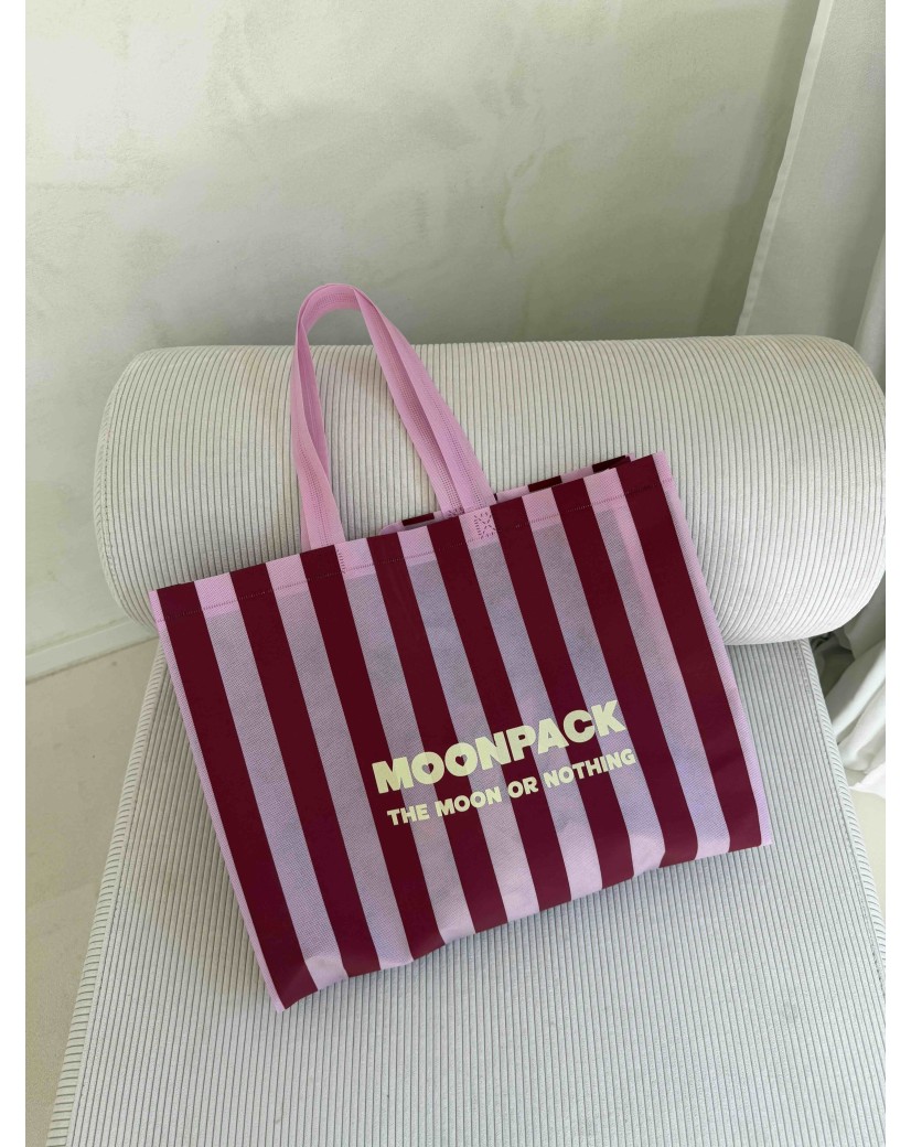Sac Non Tissé Personnalisé – modèle Lille Linéa Bordeaux L (45x14x35cm)