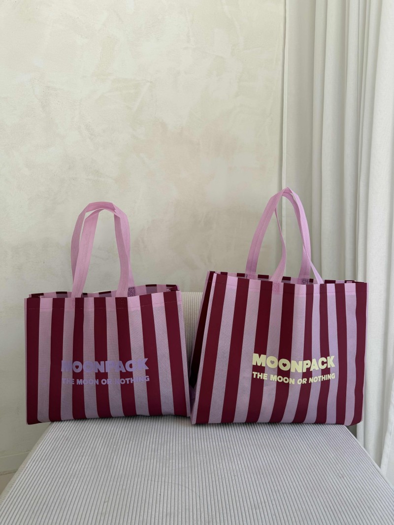 Sac Non Tissé Personnalisé – modèle Lille Linéa Bordeaux L (45x14x35cm)