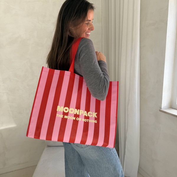 Sac Non Tissé Personnalisé Rouge – Grand Cabas Lille Linéa L