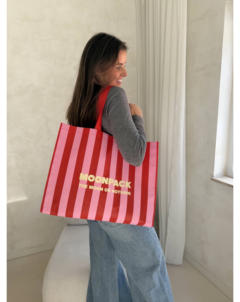 BAG LILLE "LINEA RED" L - 45x14x40cm