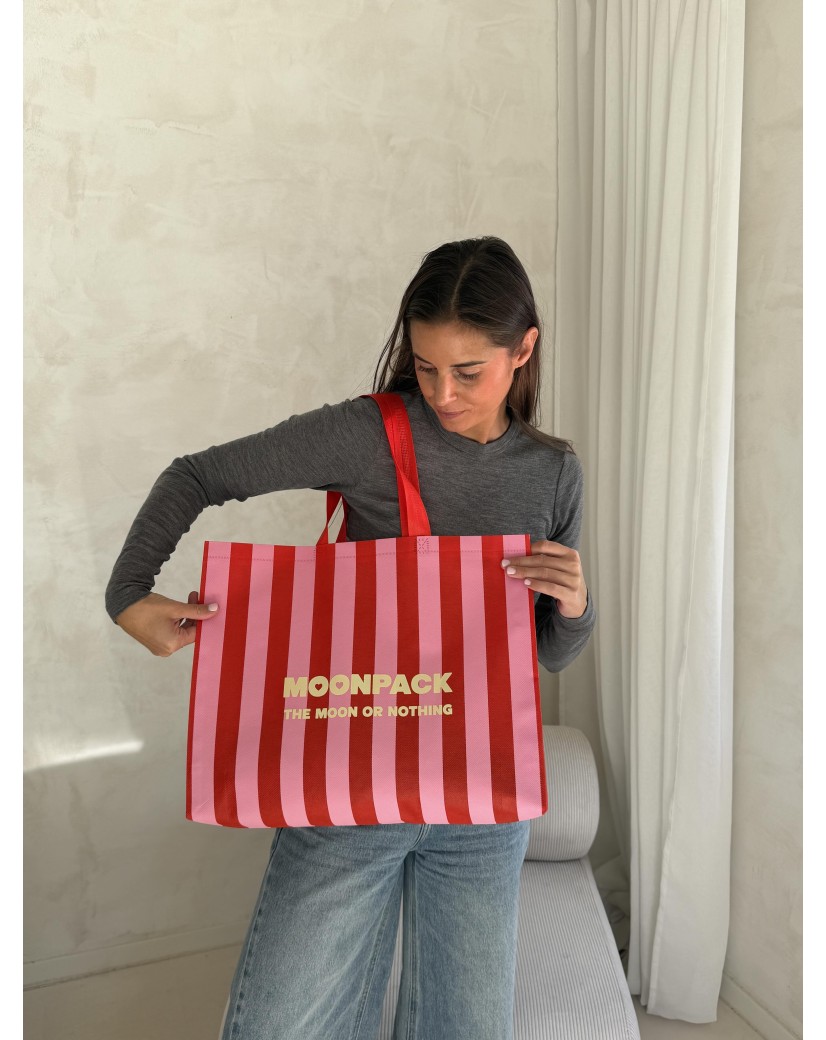 BAG LILLE "LINEA RED" L - 45x14x40cm