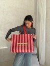 BAG LILLE "LINEA RED" L - 45x14x40cm