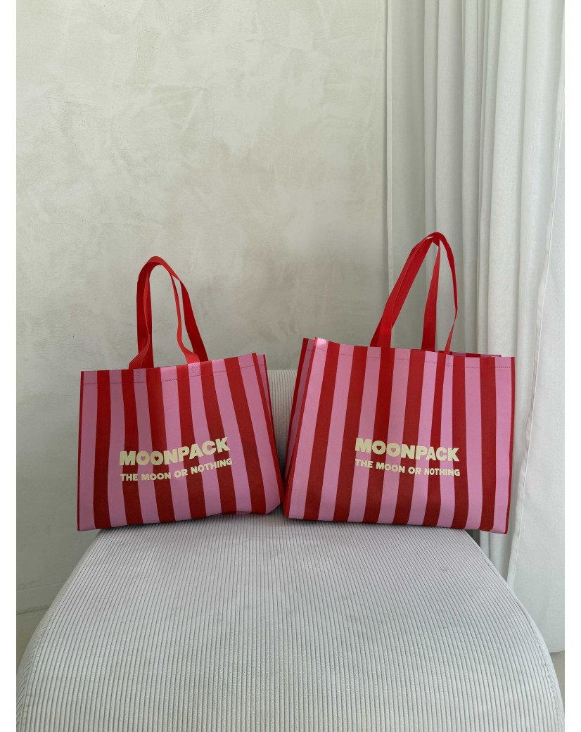 Sac Non Tissé Personnalisé Rouge – Grand Cabas Lille Linéa L