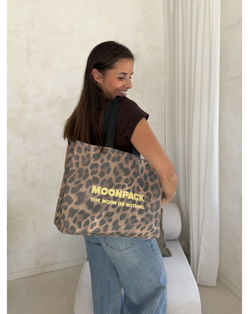 Sac Non Tissé Personnalisé Léopard – Cabas Lille M